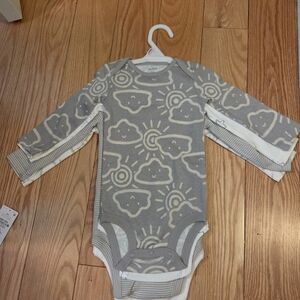 Carter's 9 Month Long Sleeves One Piece 4pk
